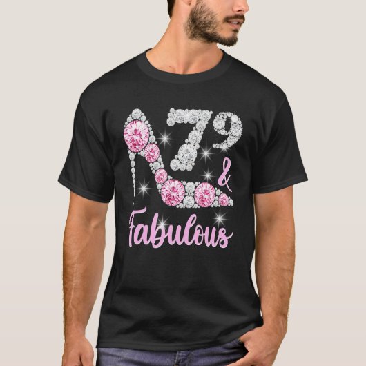 79e verjaardag voor vrouwen 79 en handige hakken t-shirt (Voorkant)