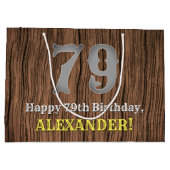 79e verjaardag: Western geïnspireerde kijk in het  Groot Cadeauzakje (Achterkant)