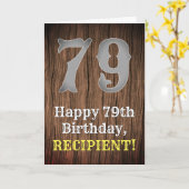 79e verjaardag: Western geïnspireerde kijk in het  Kaart (Gele Bloem)