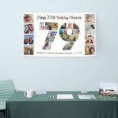 79e Verjaardagsfeest Nummer 79 Fotocollage Spandoek (Beurs)