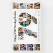 79e Verjaardagsfeest Nummer 79 Fotocollage Spandoek (Verticaal)