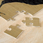 7. 大 雌 図, 若 冲 paar kippen, Jakuchu Legpuzzel (Zijkant)