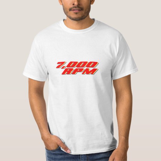 7.000 RPM T-SHIRT (Voorkant)