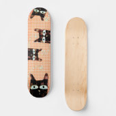 7 1/4" Mini Skateboard Rupydetequila Cats (Voorkant)