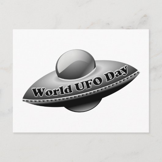 7-2 Wereld UFO-dag Briefkaart (Voorkant)