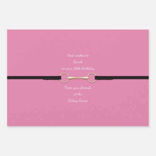 7,5-inch slanke bit en blijft behouden met aangepa inpakpapier vel (Voorkant)