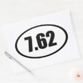 7,62 AK47,308 OVALE STICKER (Envelop)