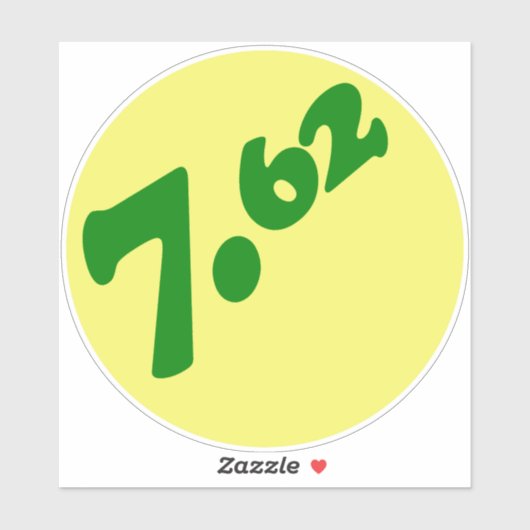 7,62 MM  STICKER (Vel)