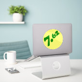 7,62 MM  STICKER (Laptop op bureau)