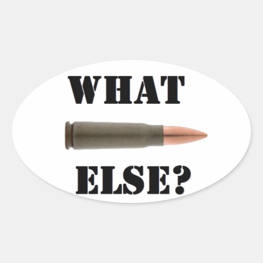 7.62x39-chip ovale sticker (Voorkant)