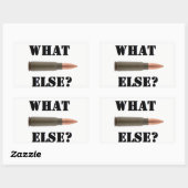 7.62x39-chip rechthoekige sticker (Vel)