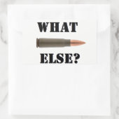 7.62x39-chip rechthoekige sticker (Tas)