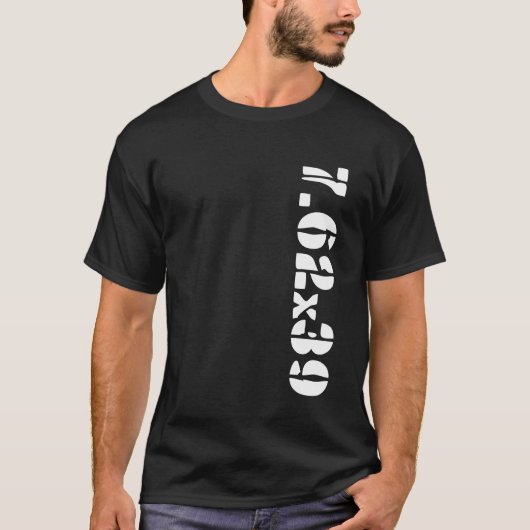 7,62x39-kaliber ammo-AK-47-Pistool T-shirt (Voorkant)