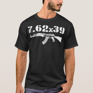 7,62x39-kaliber ammo-AK-47-Pistool T-shirt