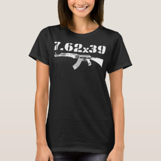7,62x39-kaliber ammo-AK-47-Pistool T-shirt