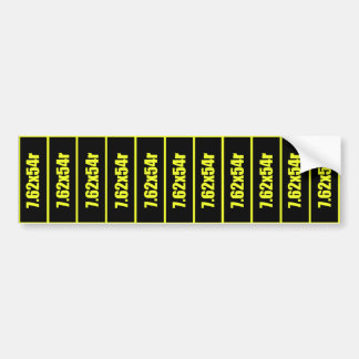 7,62x54r - Ammo-chassis kan decalen Bumpersticker