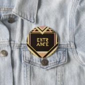 7.6cm Can batch [Art Deco] Ronde Button 7,6 Cm (In situ)