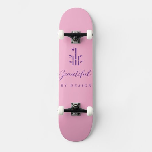 7 7/8" Skateboard Deck(Roze) (Voorkant)