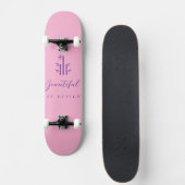 7 7/8" Skateboard Deck(Roze) (Voorkant)