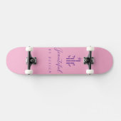 7 7/8" Skateboard Deck(Roze) (Horizontaal)