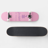 7 7/8" Skateboard Deck(Roze) (Horizontaal)