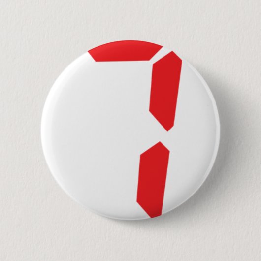 7 7 digitale wekker ronde button 5,7 cm (Voorkant)