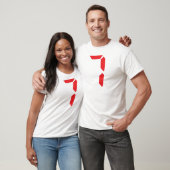 7 7 digitale wekker t-shirt (Unisex)