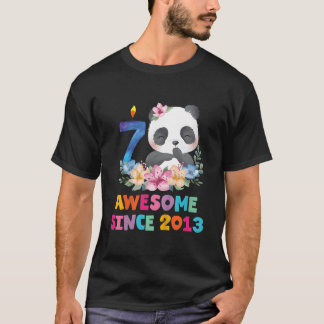 7 7Th Panda Unicorn Py T-shirt