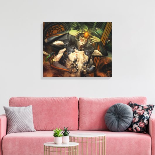 7,83 Hz canvas Afdruk (Insitu (Woonkamer))