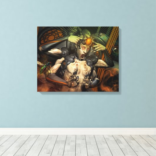 7,83 Hz canvas Afdruk (Insitu (Houten vloer))