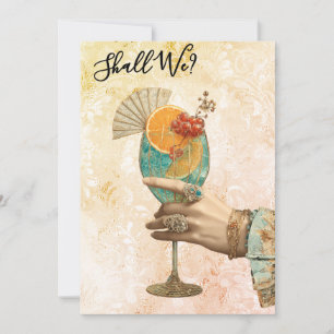 *~* 7 A101 Cocktail Ornaat  FOTO   BACHELORETTE Kaart