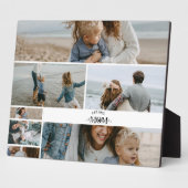 7 Aangepaste Fotocollage Beste Moeder Ooit Fotoplaat (Zijkant)