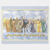 7 ARCHANGELS FLEECE DEKEN (Voorkant (Horizontaal))