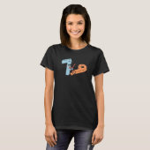 7 Ate 8 9  Math Teacher T-shirt (Voorkant volledig)