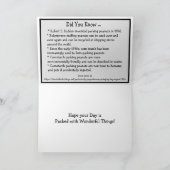 7 augustus is Bijzonder Belachelijke Verpakkingen  Kaart (Binnen)