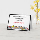 7 augustus is Bijzonder Belachelijke Verpakkingen  Kaart (Gele Bloem)