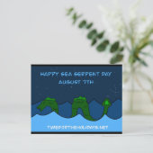 7 augustus is de Nationale Dag van de Dienst van h Briefkaart (Staand voorkant)