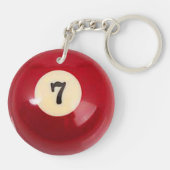 "7 Ball"-cadeautjes voor balletjes en -producten Sleutelhanger (Achterkant)