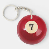 "7 Ball"-cadeautjes voor balletjes en -producten Sleutelhanger (Voorkant)