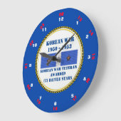 7 BATTLE STARS KOREAN WATERDIER GROTE KLOK (Hoek)