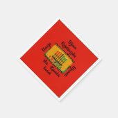 7 Beginselen van Kwanzaa Candles Cocktail Servet (Hoek)