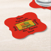 7 Beginselen van Kwanzaa Candles Kartonnen Onderzetters (Gekanteld)