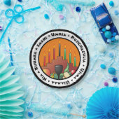 7 Beginselen van Kwanzaa Papieren Bordje (Feest)