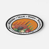 7 Beginselen van Kwanzaa Papieren Bordje (Gekanteld)