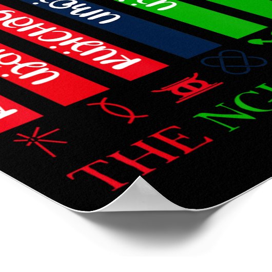 7 Beginselen van Kwanzaa Poster (Hoek)