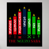 7 Beginselen van Kwanzaa Poster (Voorkant)