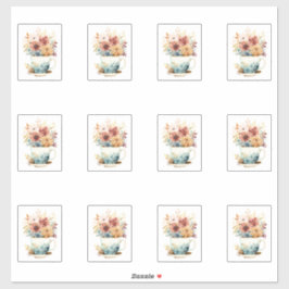 7 Beker van Bloemen Sticker