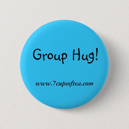 7 bekers van thea-slogans ronde button 5,7 cm (Voorkant)