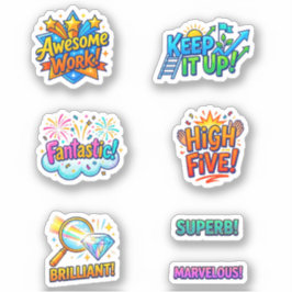 +7 Beste Aanmoedigingsstickers voor Kinderen & Stu Sticker