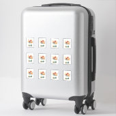 7 Bloemen in een Beker Sticker (Koffer)